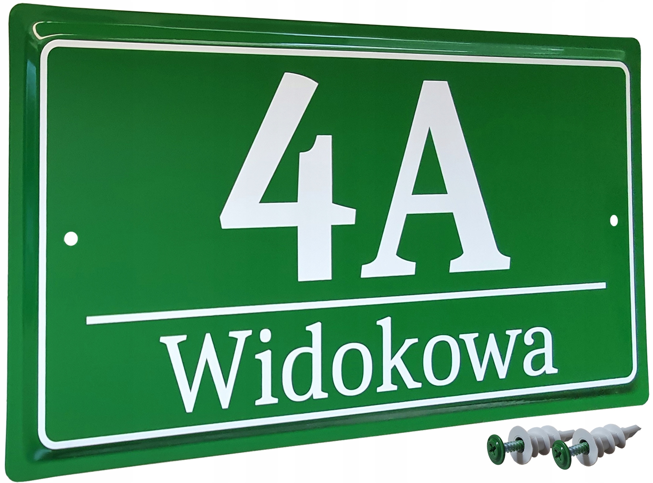 

Tabliczka Adresowa Metalowa Zielona Uv