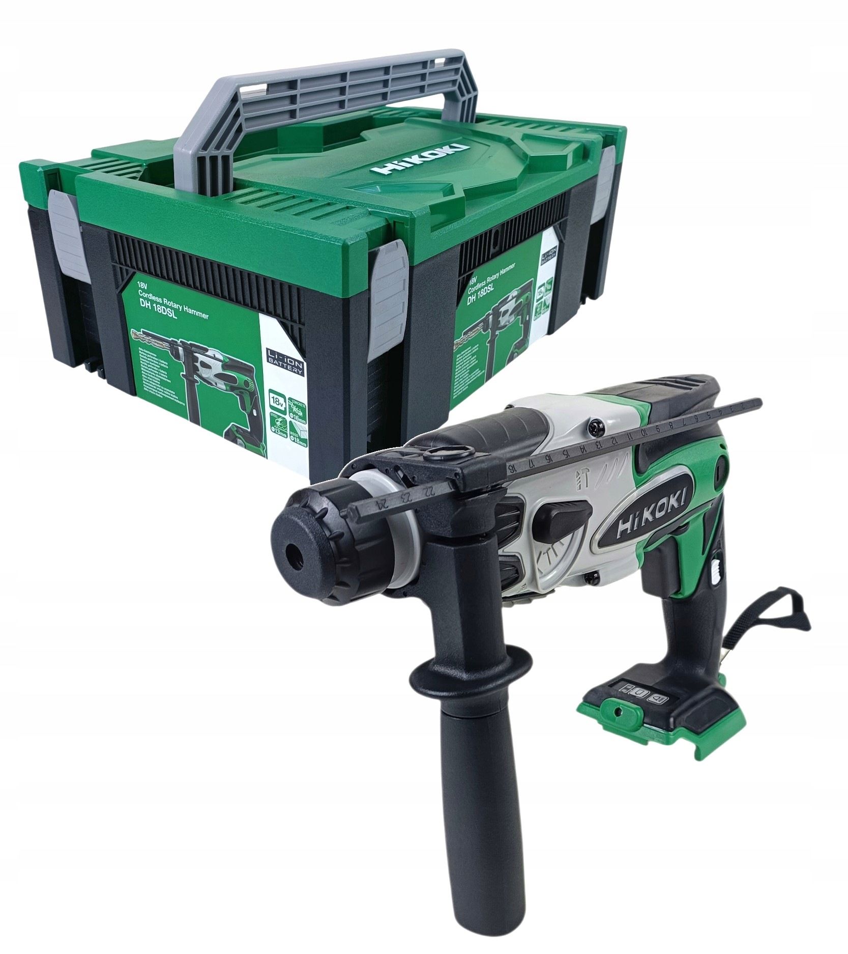 Hikoki DH18DSL Akumulatorowa młotowiertarka udar Sds Plus 18V 1,4 J walizka