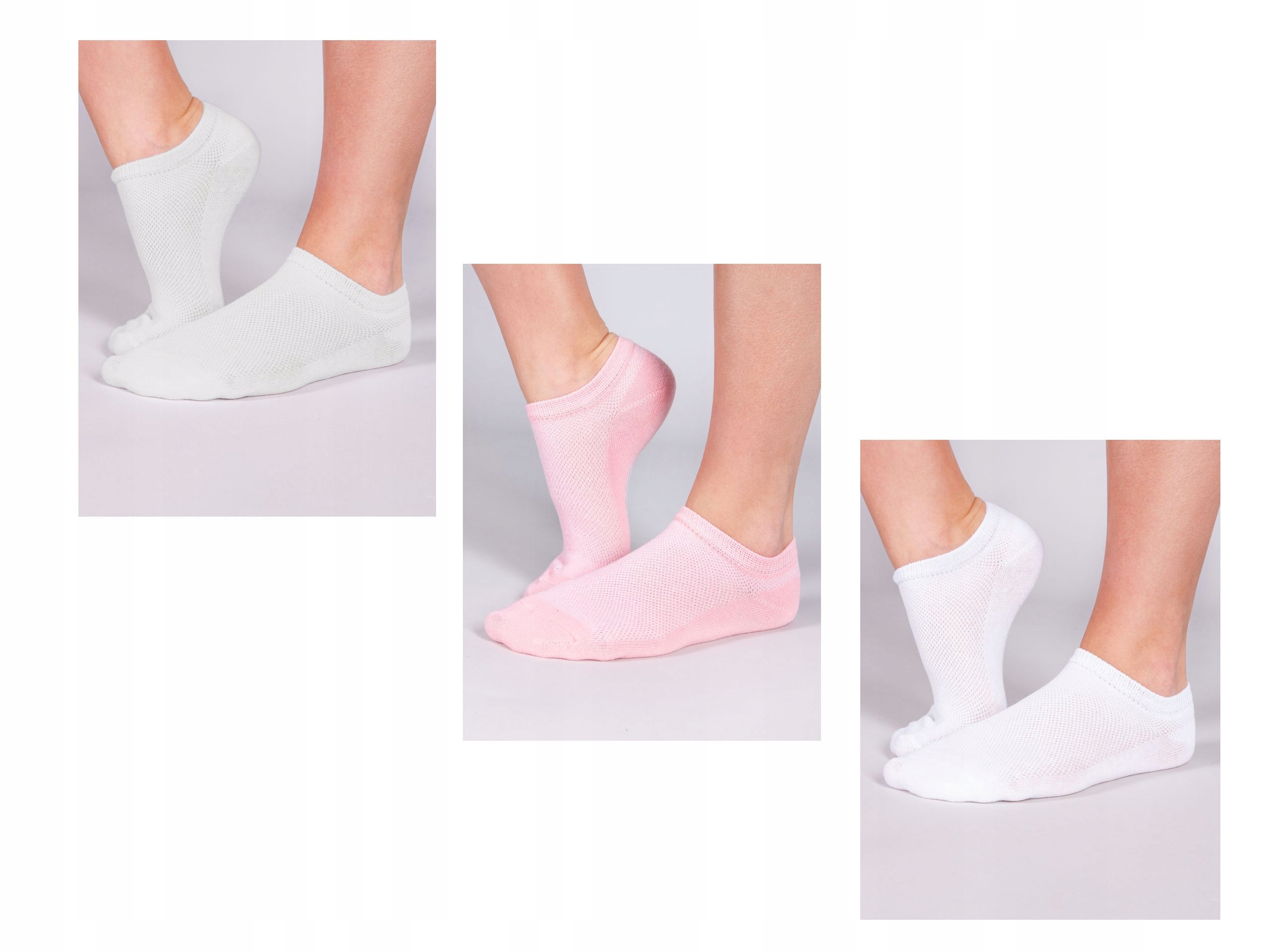 

Yo 3-pak Stopki ażurowe skarpety - 27/30