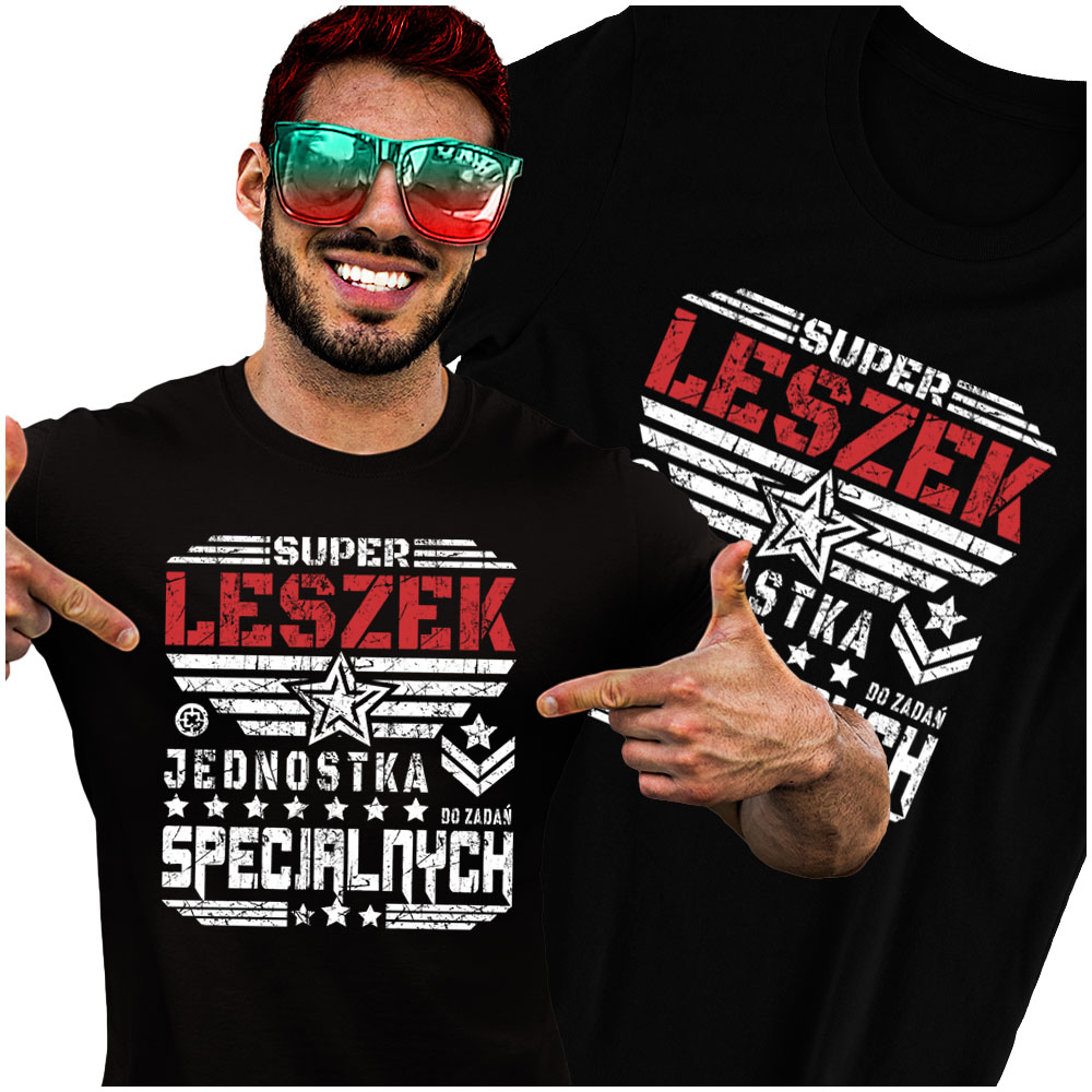 

Koszulka Jednostka Specjalna Leszek Urodziny XXL