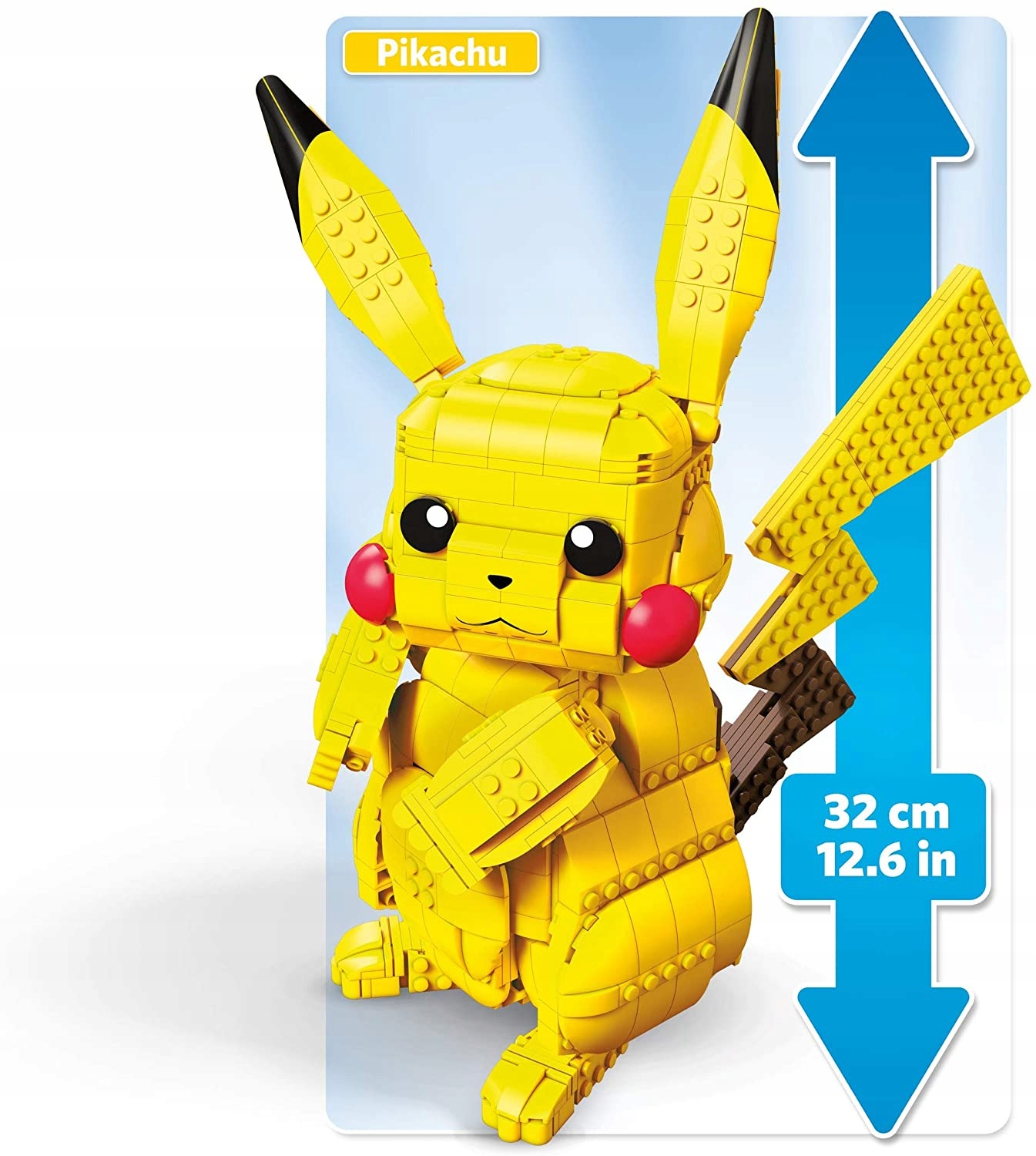 Figurka Pokemon Pikachu Klocki Konstrukcyjne 825el Marka Mega Construx