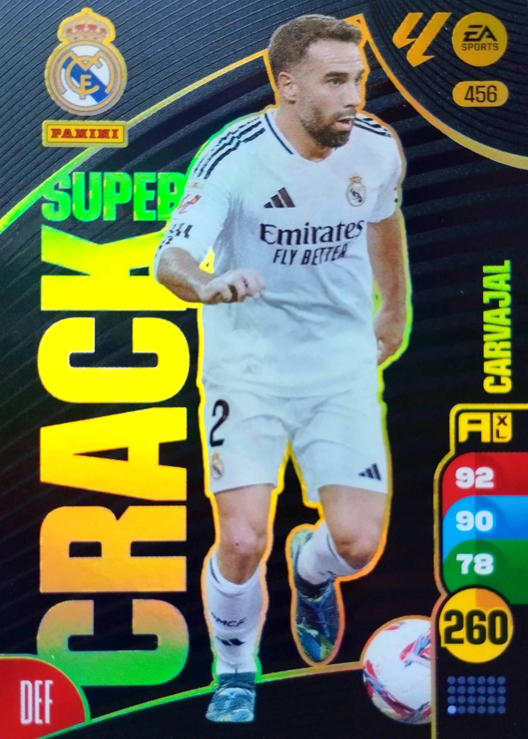 Panini La Liga 2024-25 2025 Crack 456 Carvajal Real Madryt