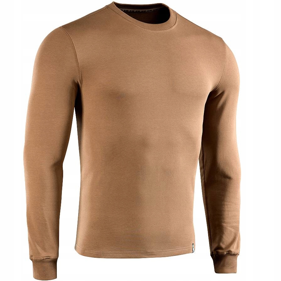 Mikina Celoroční Pánská Bavlna 4 Seasons Cotton Coyote Brown M M-tac