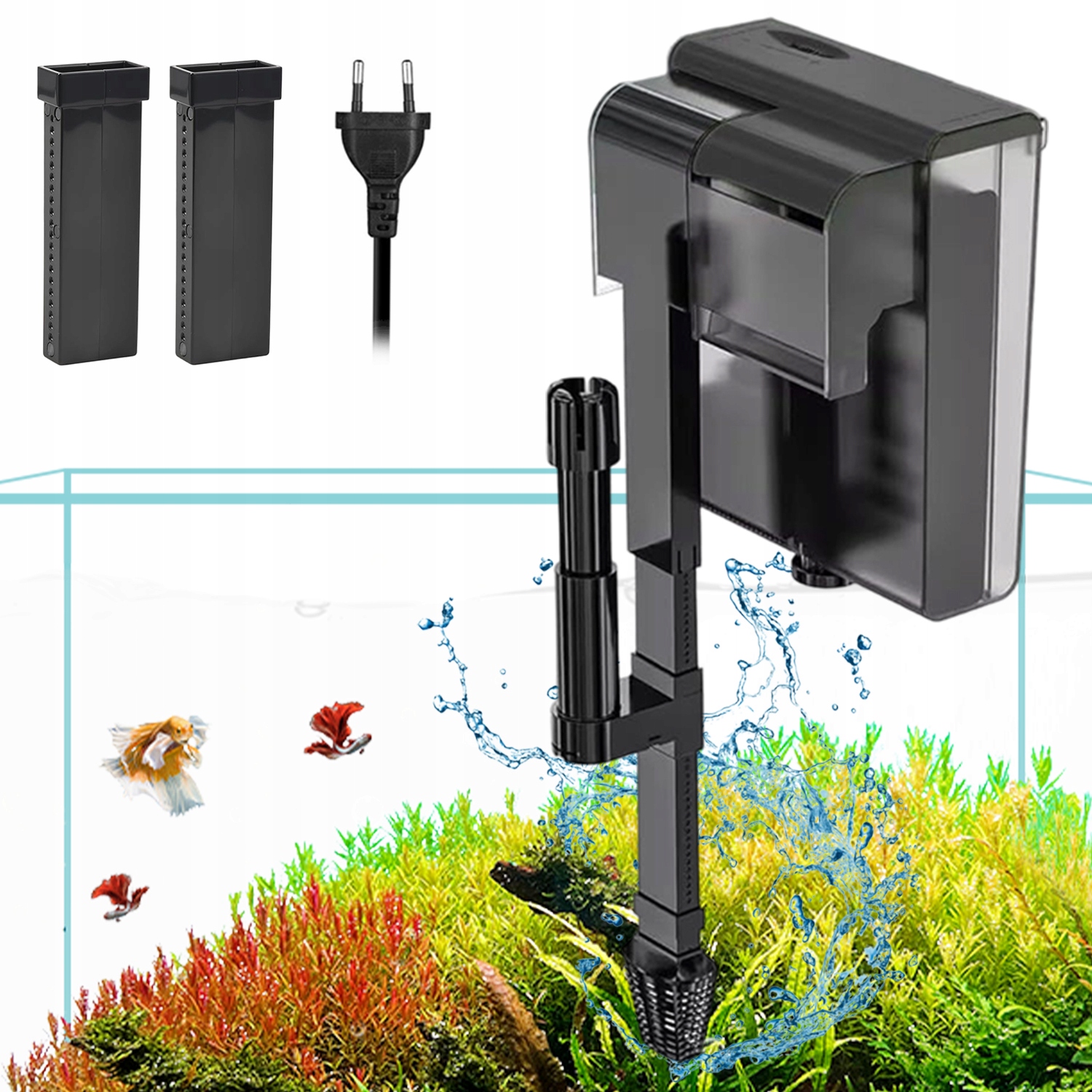 Vnější Filtr Pro Akvárium, 450 L/h, Uvc 4V1, Regulovatelný Průtok