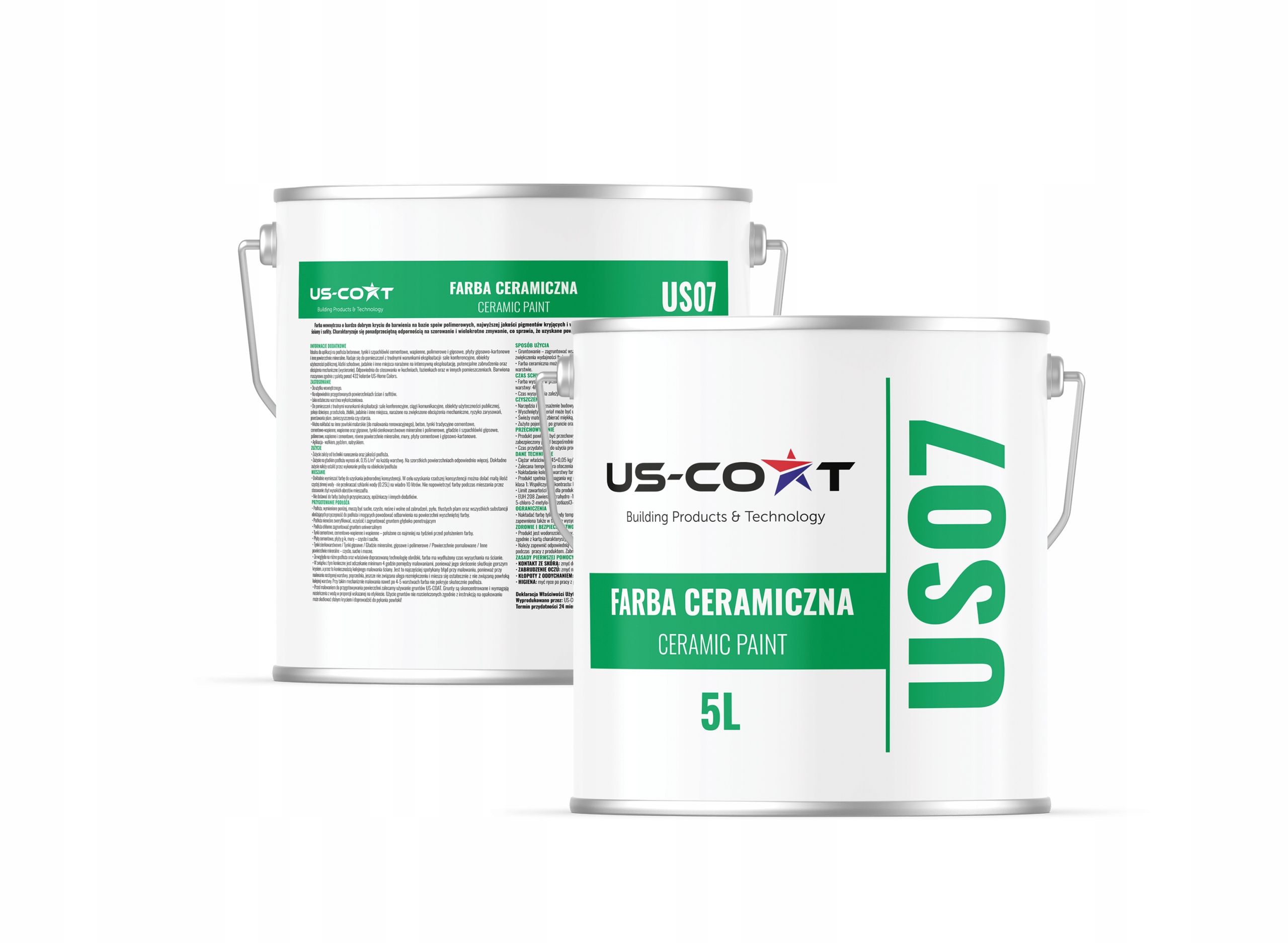 Keramická Farba Na Stenu 21 Farby 2x5L Matná Na Stenu Stropov