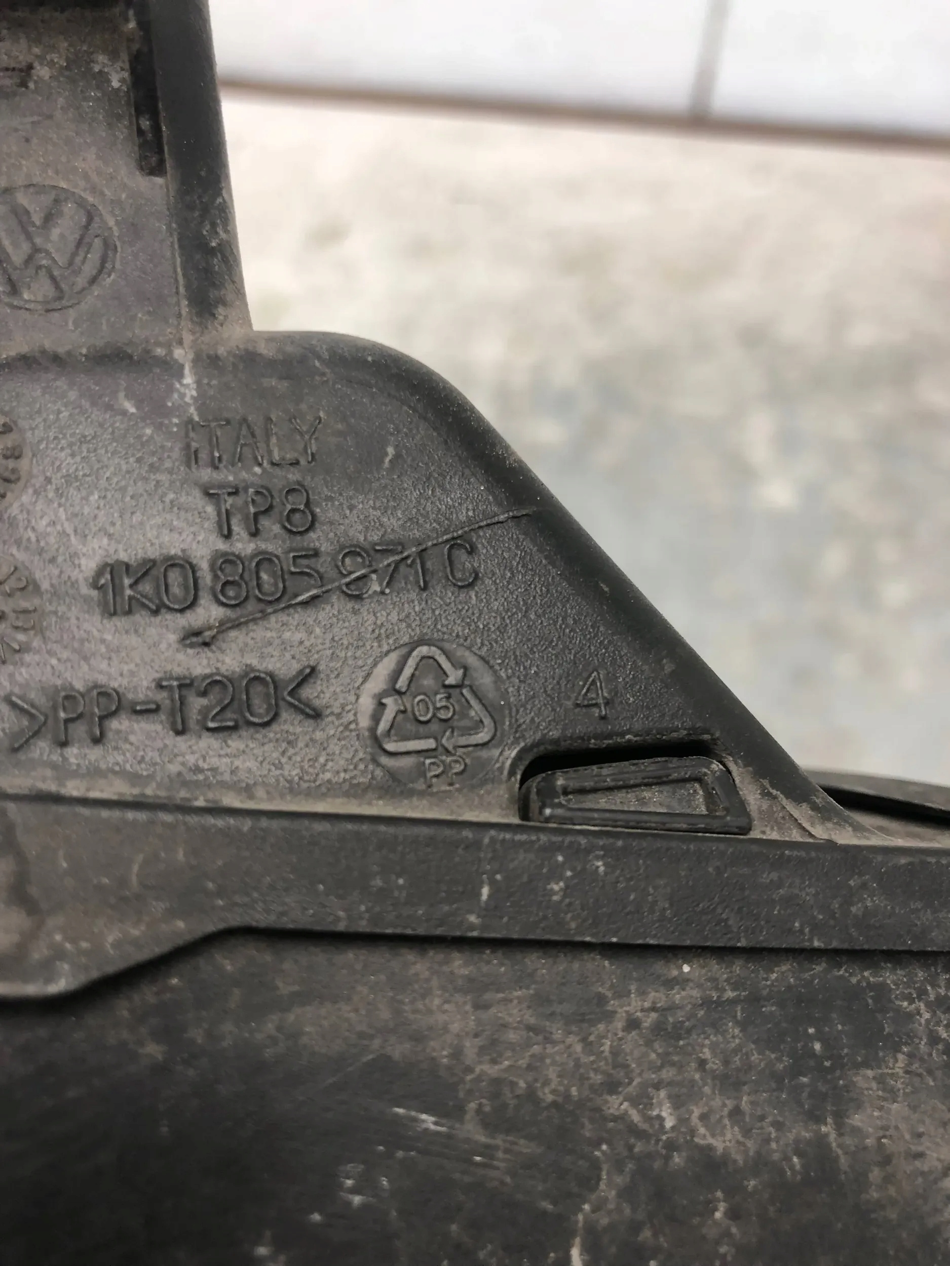 DOLOT luftansaugkanal VW GOLF VI 1K0805971C 1K0805962E