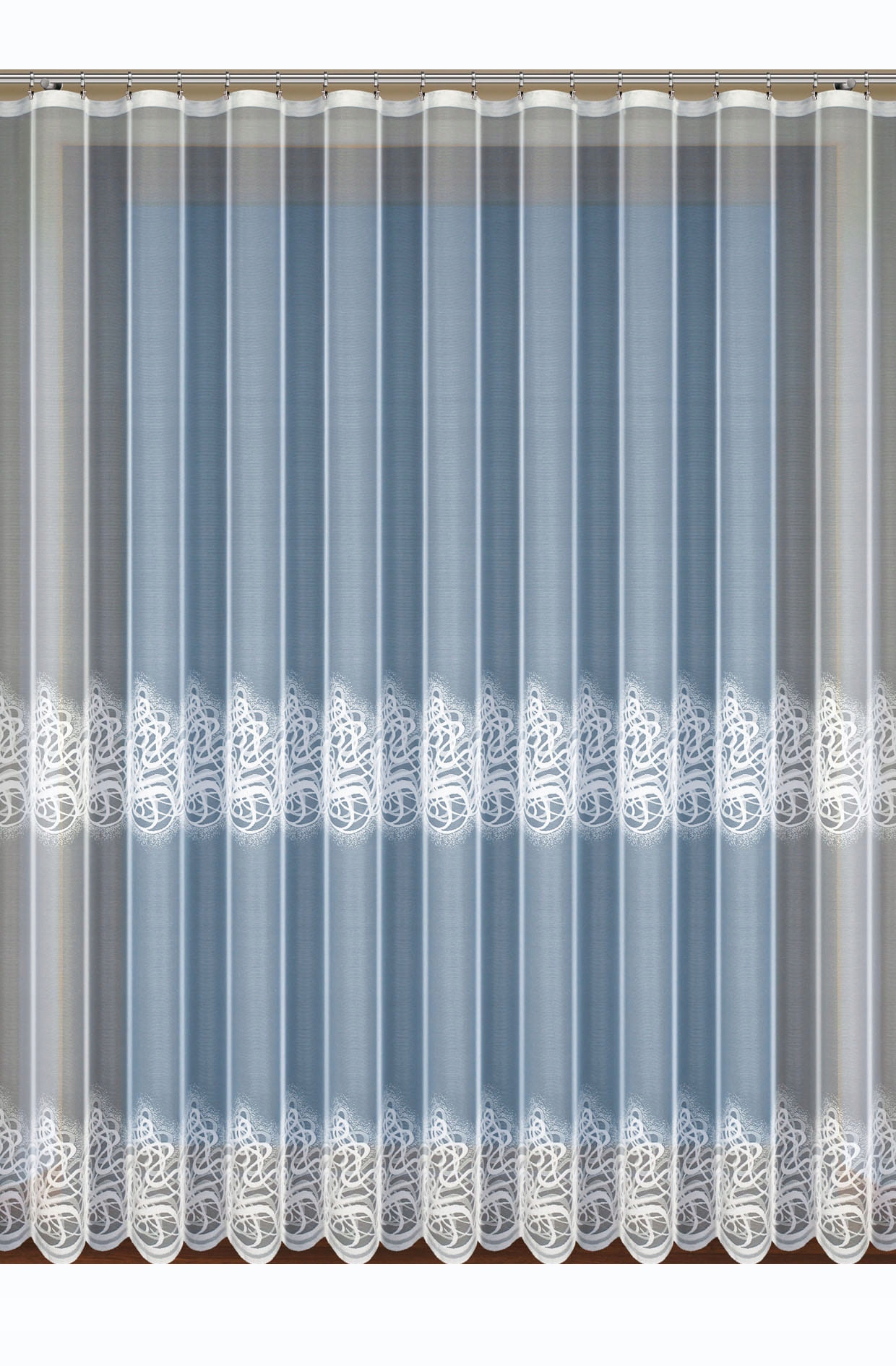 Mg Záclona žakár 35364 Bílá 350x250 hotová obšitá Bt