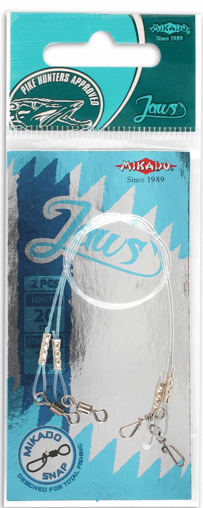 Przypon Fluorocarbon Mikado Jaws Strong 15kg 35cm