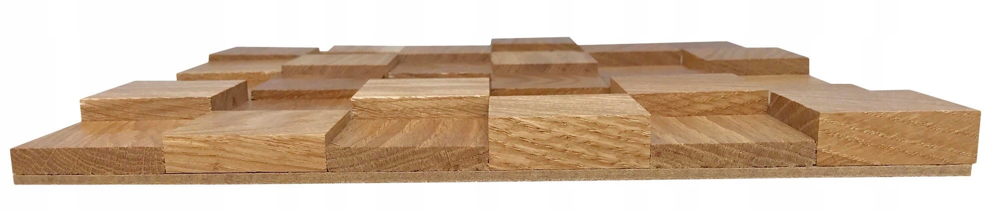 Panel drewno Mozaika 3d Dąb Gold – kostka 3d *064 Model *064