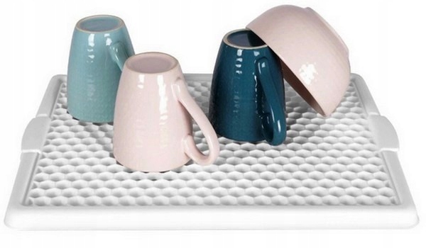 PŁASKA SUSZARKA OCIEKACZ TACA DO NACZYŃ 43x34cm.