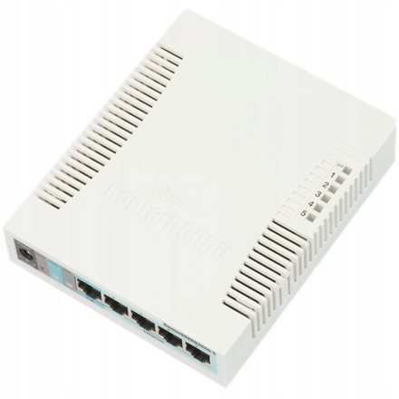MikroTik RB260GS přepínač 6 portů spravovatelný