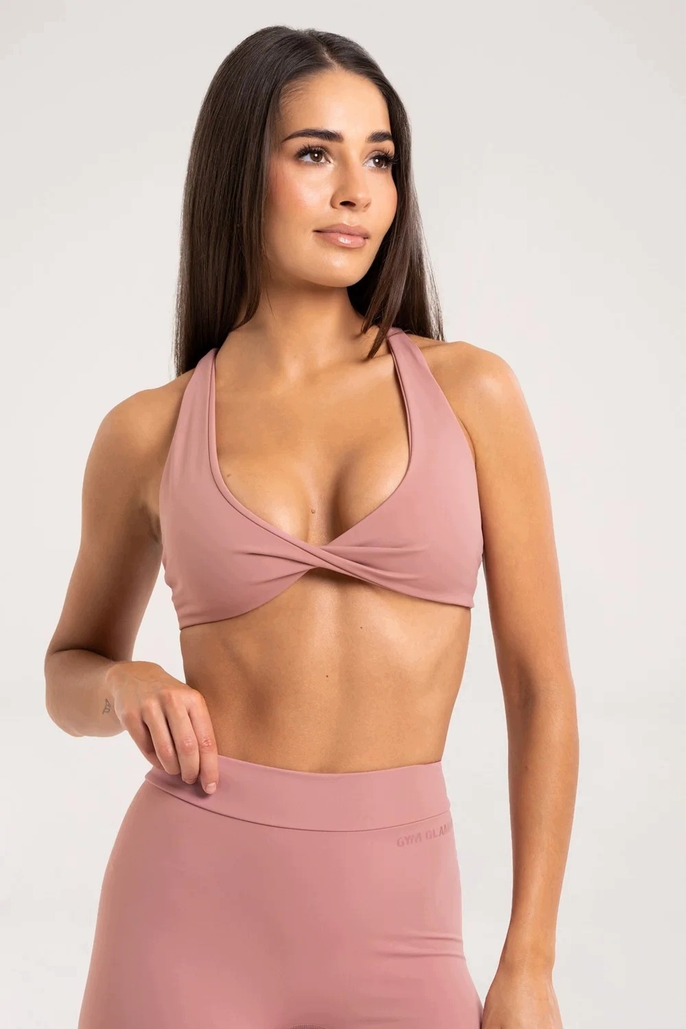 Gym Glamour Biustonosz twist glow blush r. L