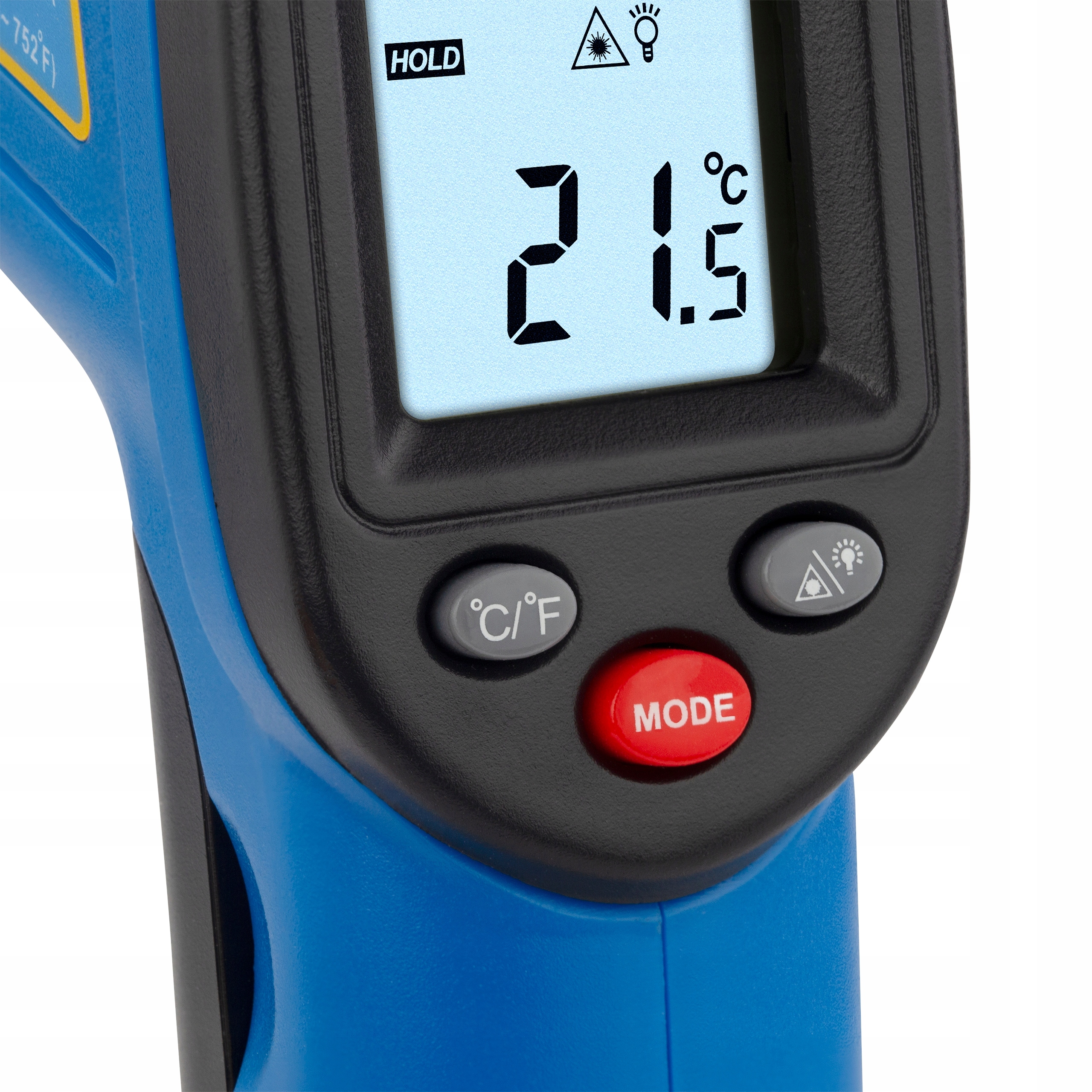 PIROMETR LASEROWY BEZDOTYKOWY -50 +400 EMISYJNOŚĆ Waga produktu z opakowaniem jednostkowym 0.15 kg