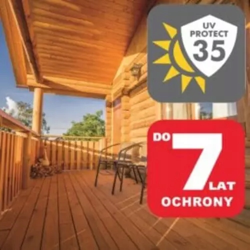 LAZURA OCHRONNA V33 POLSKI POLSKI KLIMAT 7 LAT DĄB ZŁOCISTY 0,75L Marka V33