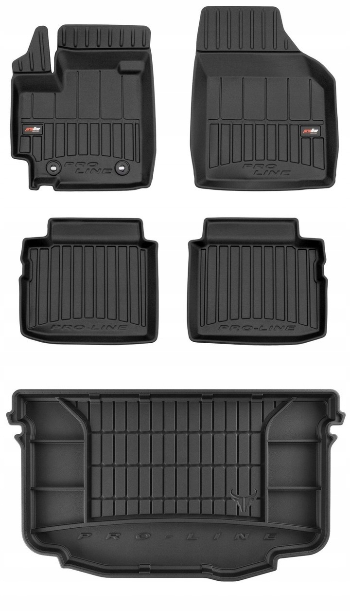 Set 3D gumové rohože Suzuki Celerio Hb od roku 2014