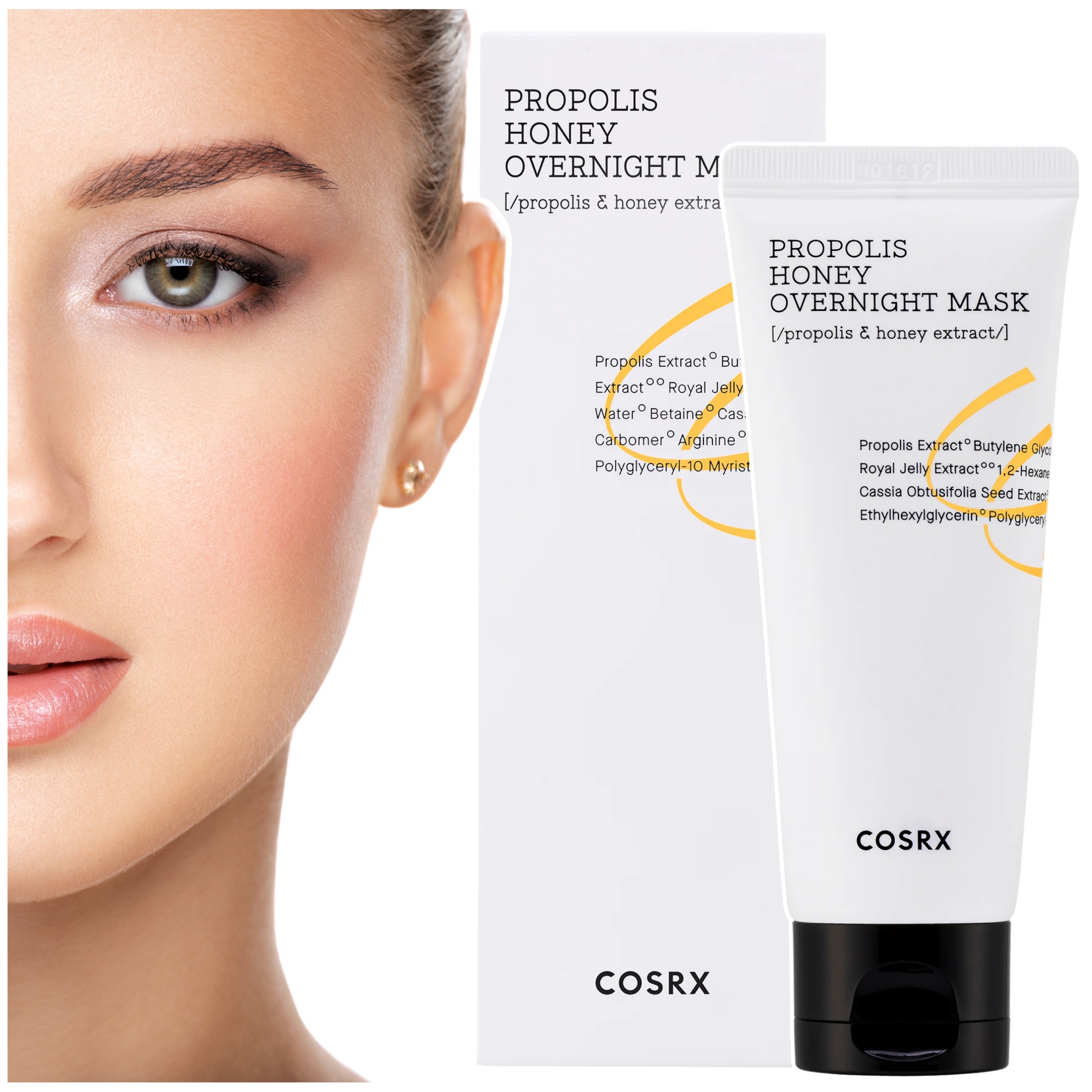 Cosrx Propolis Honey Overnight Mask 60 ML Noční Maska S Medem Cosrx