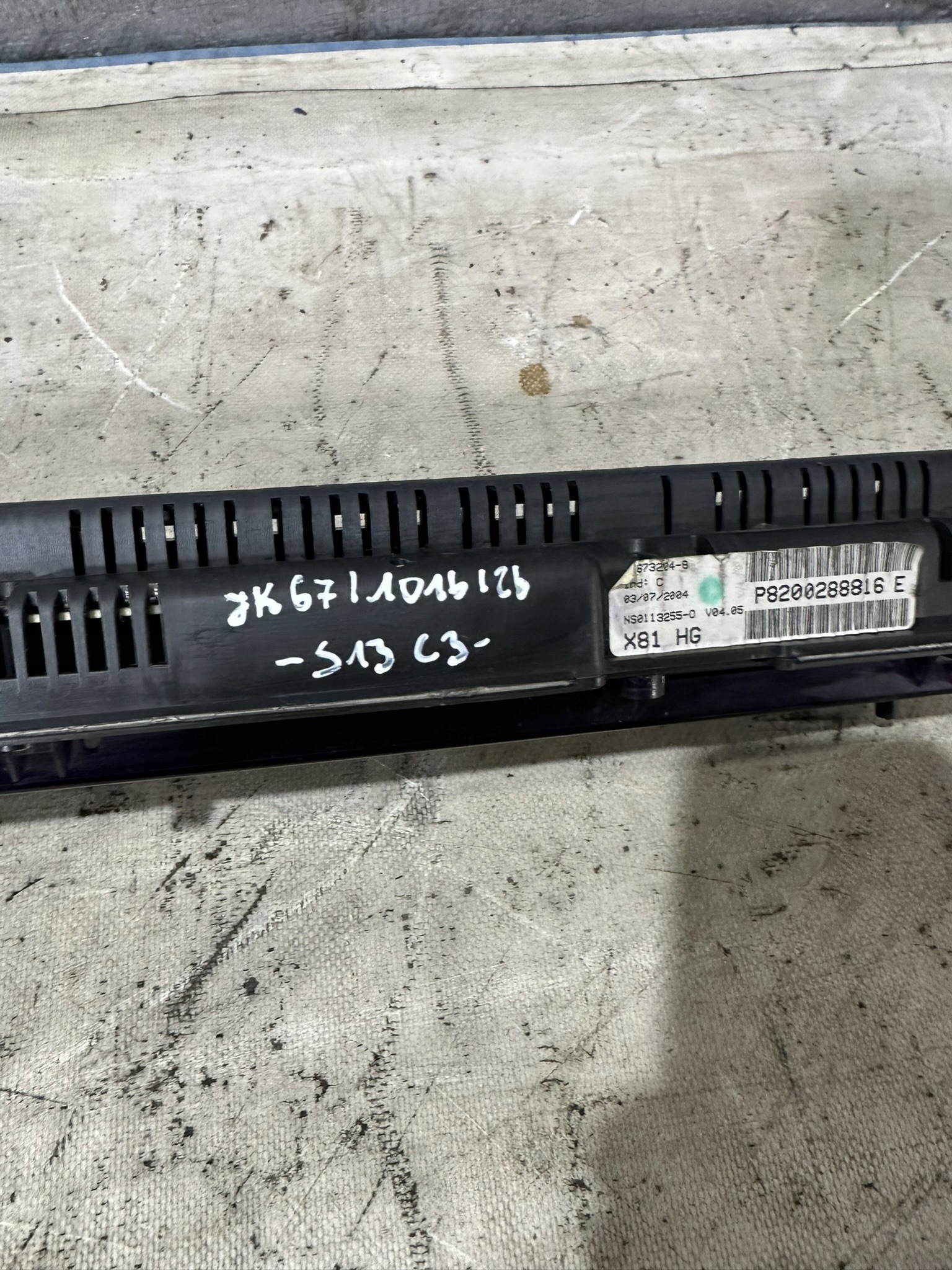 dials display RENAULT ESPACE 2.2D P8200288816E