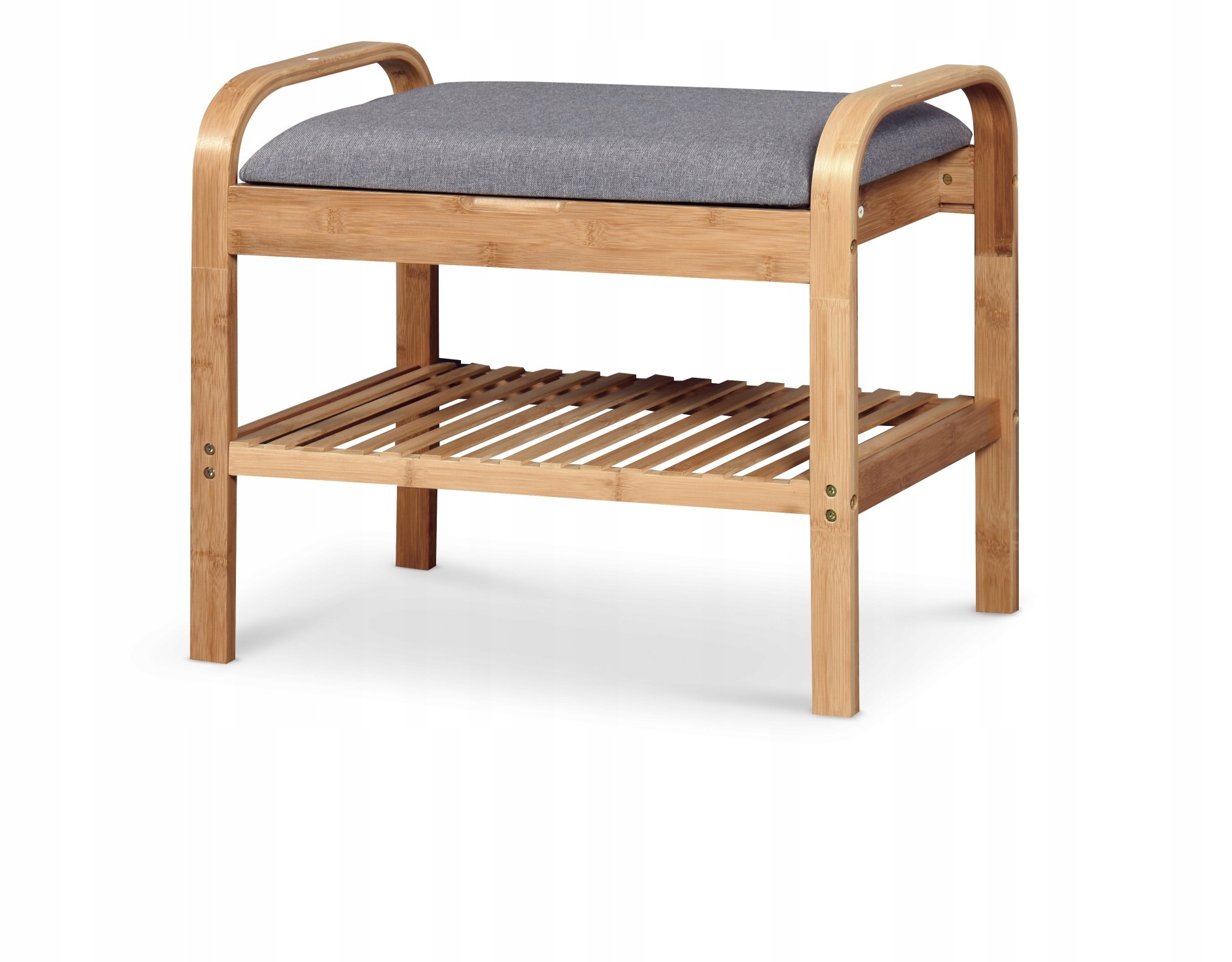 ST_12 ŁAWKA STOJAK NA BUTY DO PRZEDPOKOJU TKANINA PAPIEL