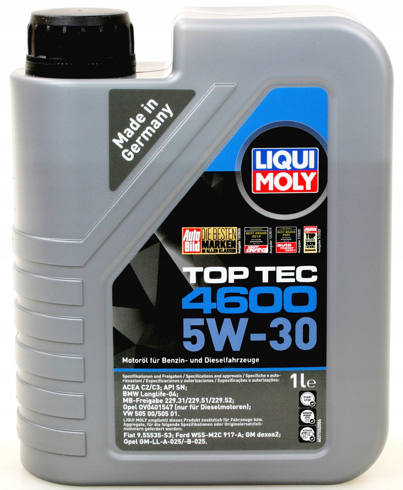 Olej Silnikowy Liqui Moly Top Tec 4600 5W30 1L