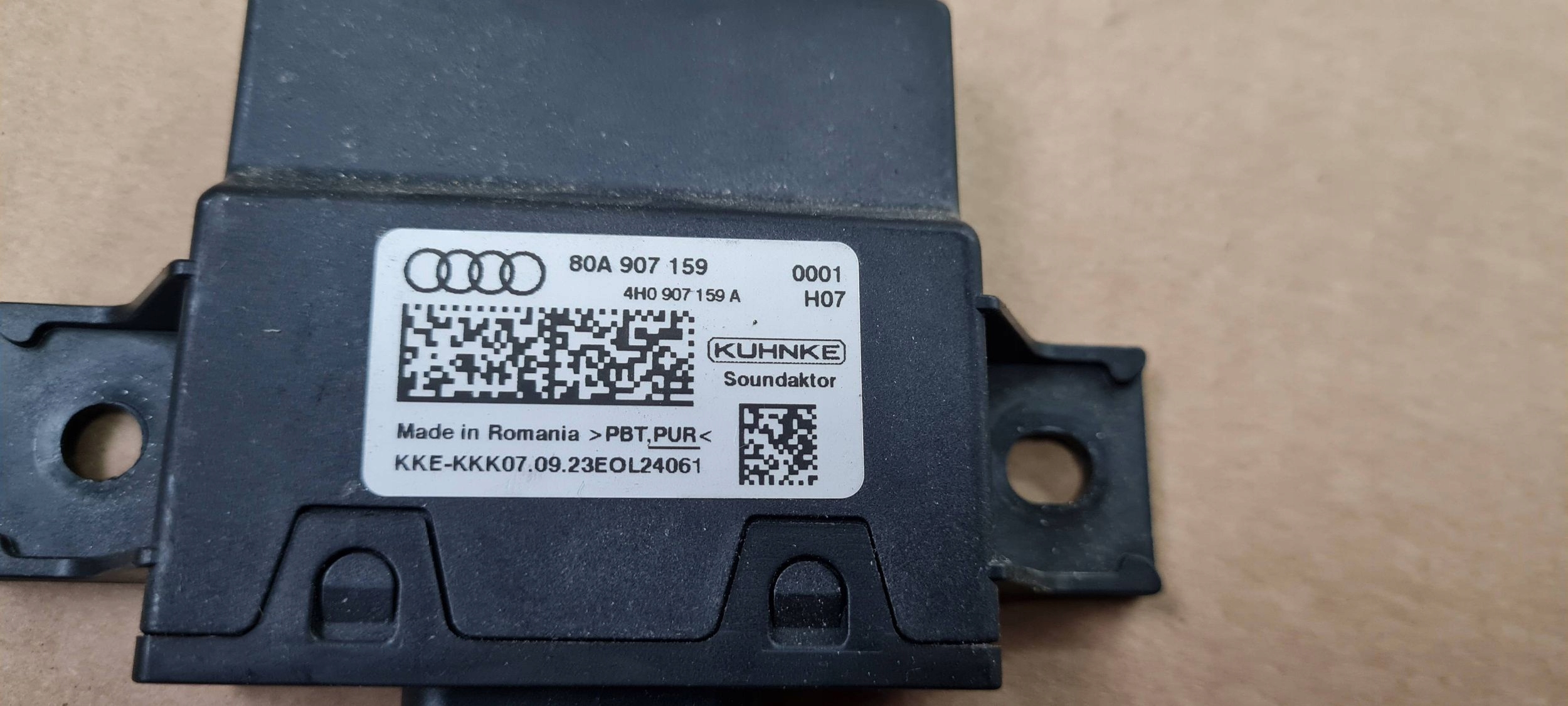 SQ5 Q5 80A LIFT module control unit DZWIEKU 80A907159