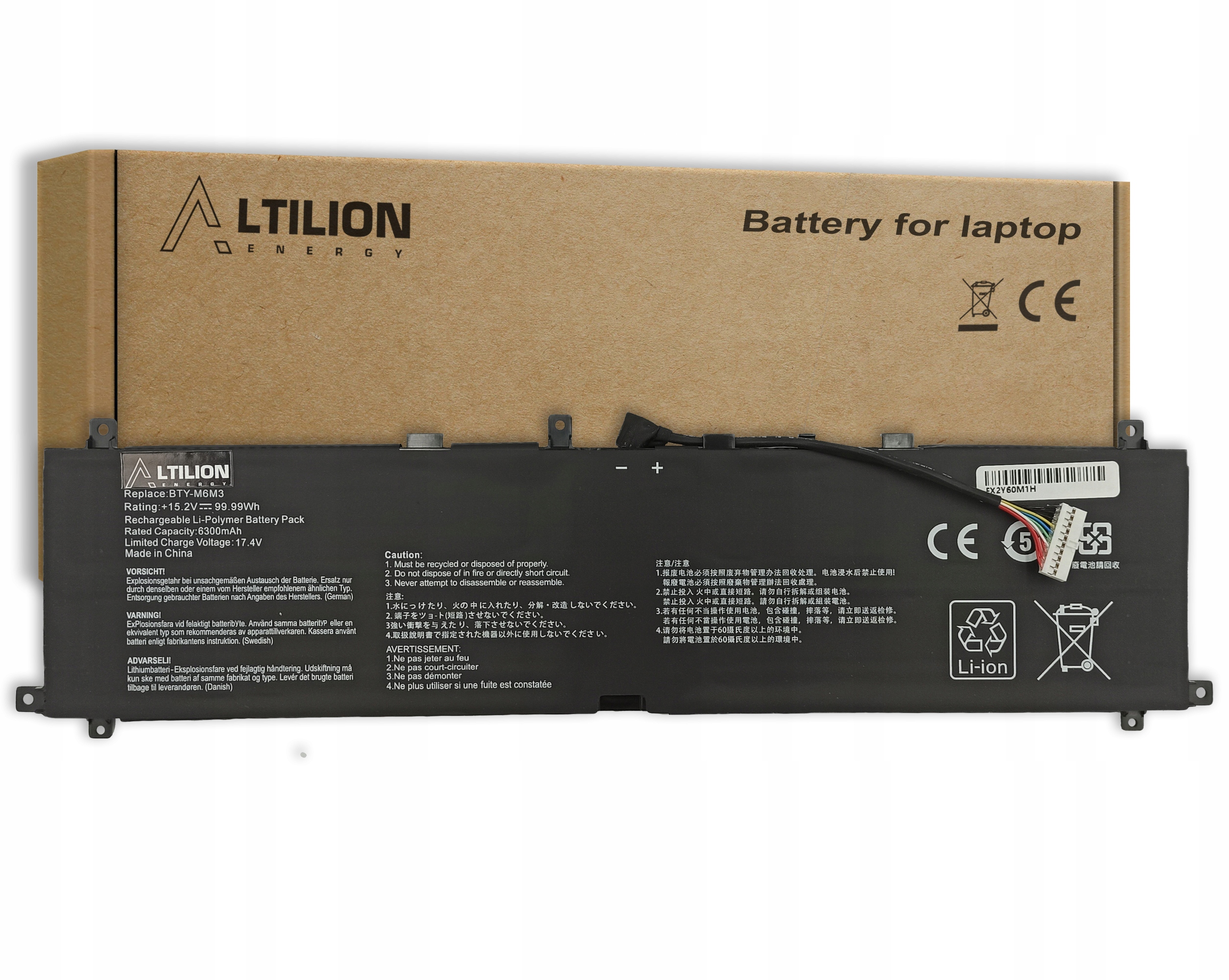 Bateria Altilion Energy BTY-M6M3 kompatybilna z Msi