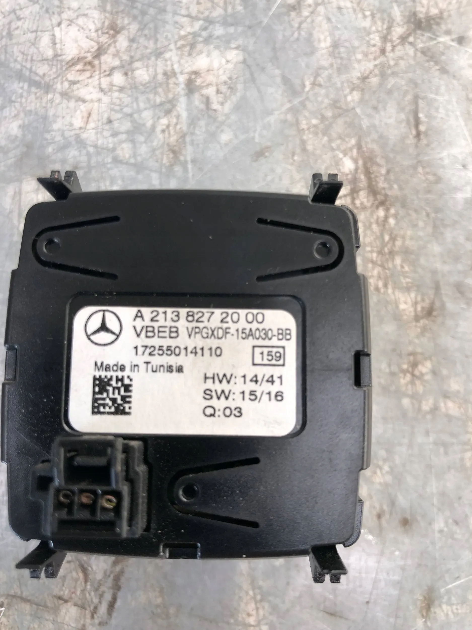 clock consoles MERCEDES S-KLASA W222 AMG A2138272000