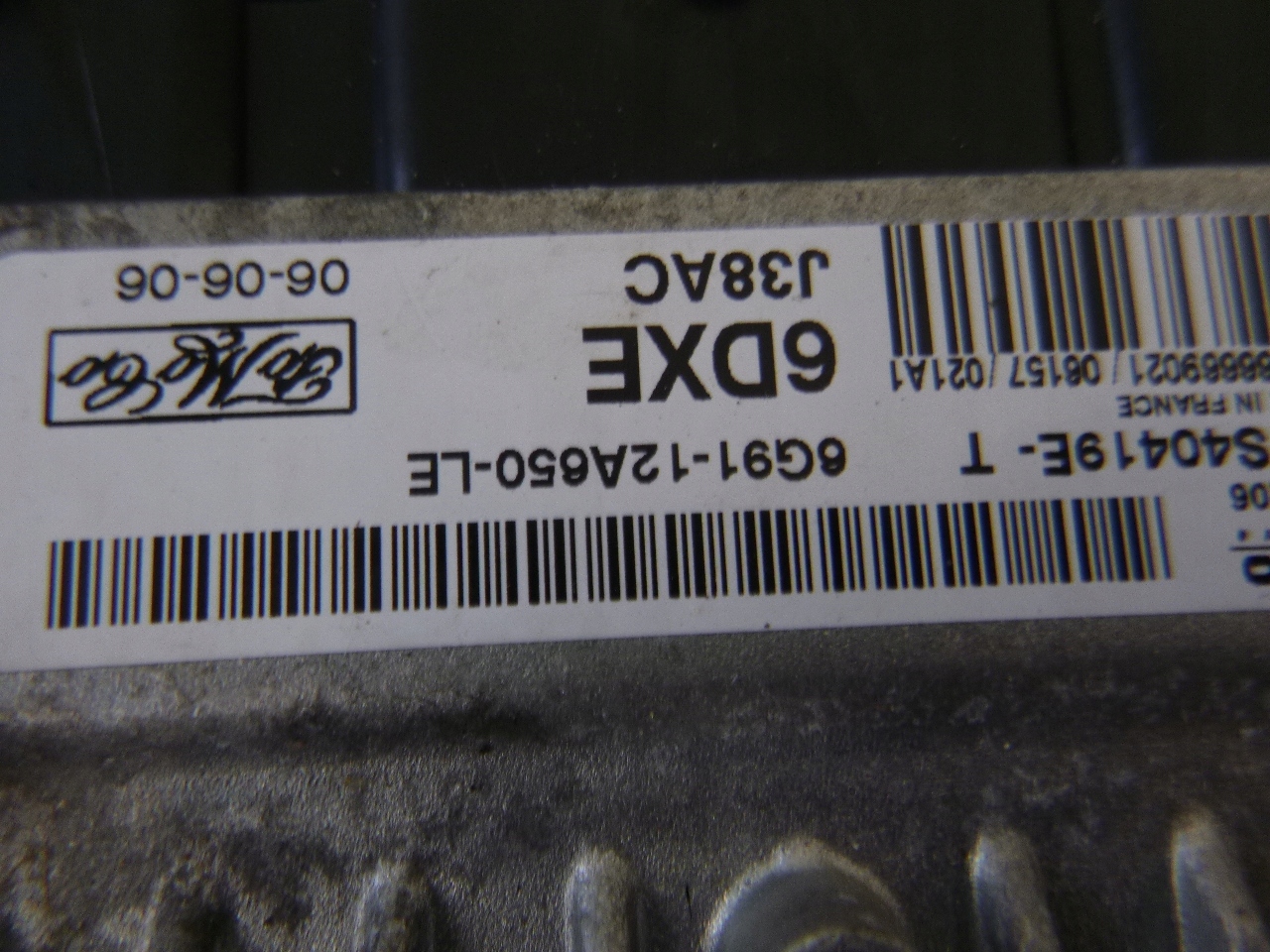 FORD S-MAX 1.8 TDCI computer Motore 6G91-2B195-CF