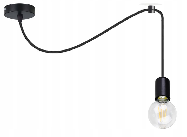 

Lampa sufitowa wisząca Zwis Edison Loft E27 Pająk