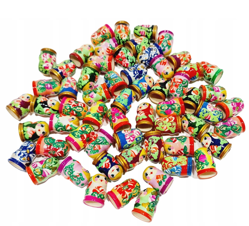 НАПЕРСТОК МАТРЕШКА БАБУШКА ЦВЕТА РУЧНАЯ РОСПИСЬ