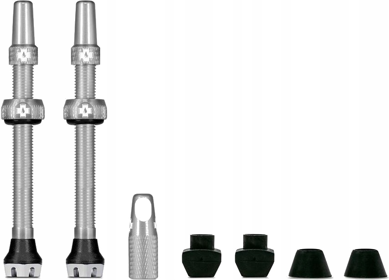 Muc-Off wentyle Tubeless Valves V2 srebrne 60mm