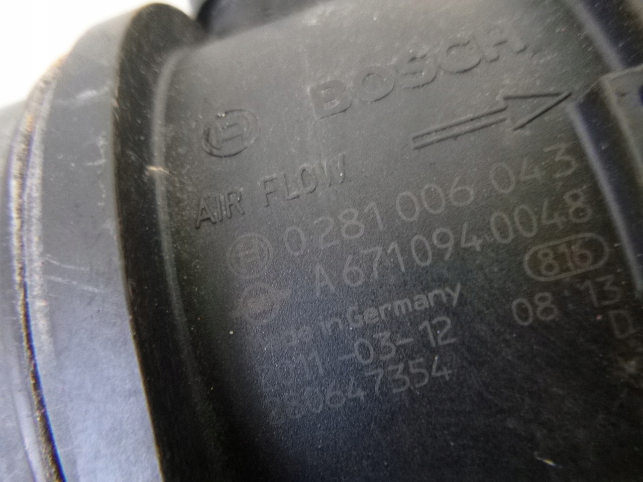 KORANDO III 10- 2.0 XDI Luftmassenmesser A6710940048