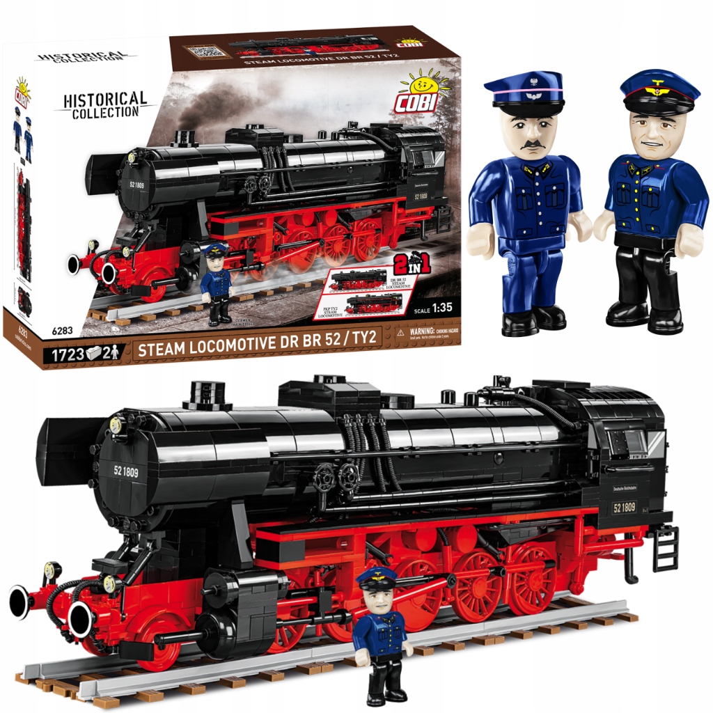 

Klocki Cobi 6283 Lokomotywa Dr Br 52/TY2 Steam