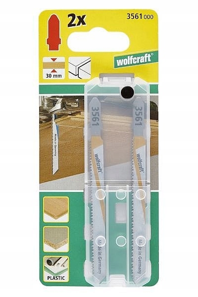 

2 brzeszczoty Wolfcraft T dokładne cięcie matelu