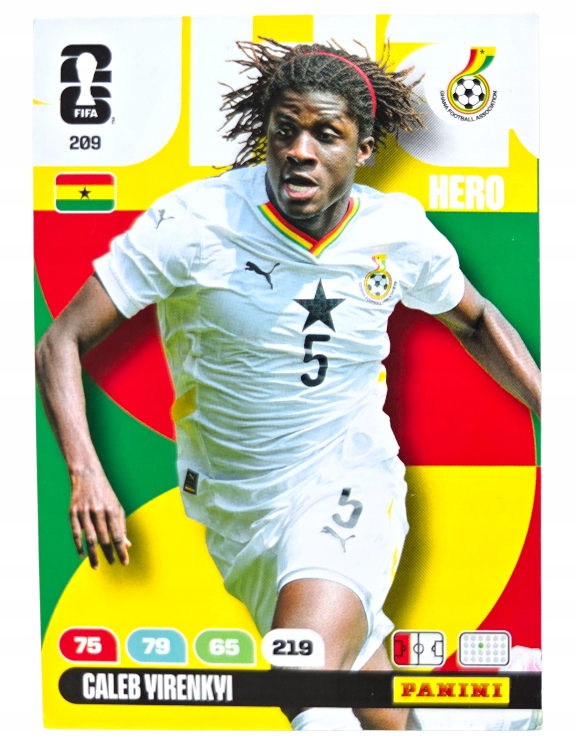 Karty Piłkarskie do albumu Panini World Cup 2026 Hero Ghana 209 Yirenkyi