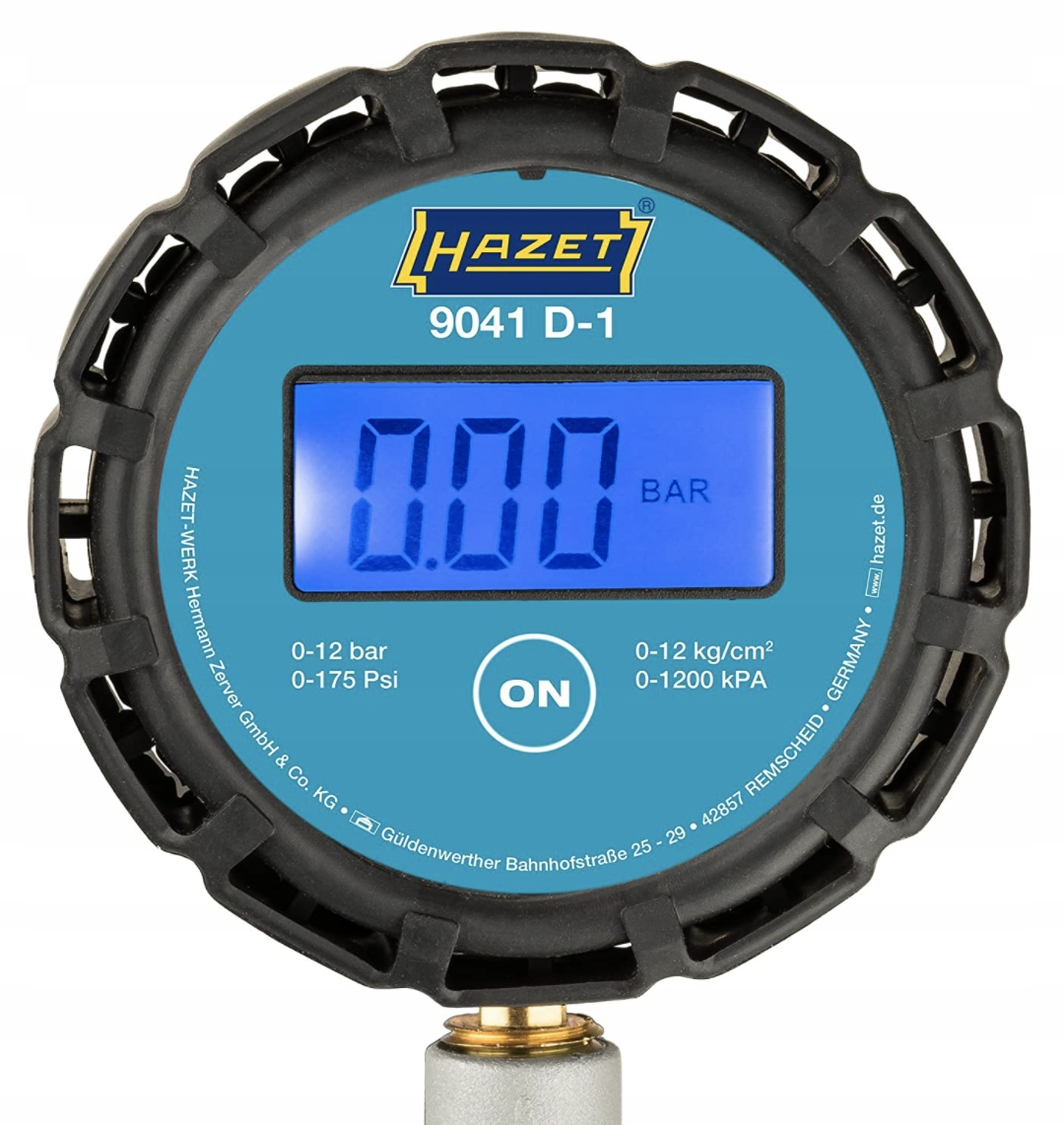 НАСОСНЫЙ ПИСТОЛЕТ С МАНОМЕТРОМ 9041D-1 HAZET