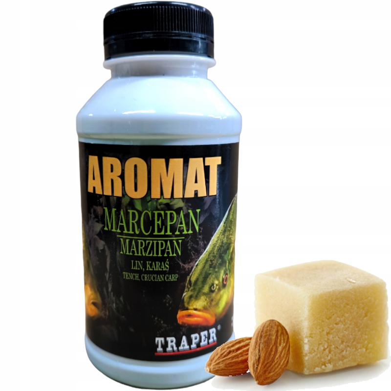 Aromat W Płynie Do Zanęt Traper Marcepan 250ml 300g Atraktor Lin Karaś