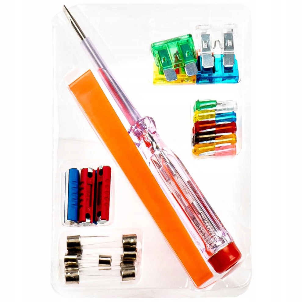 ZESTAW BEZPIECZNIKÓW SAMOCHODOWYCH próbnik chwytak