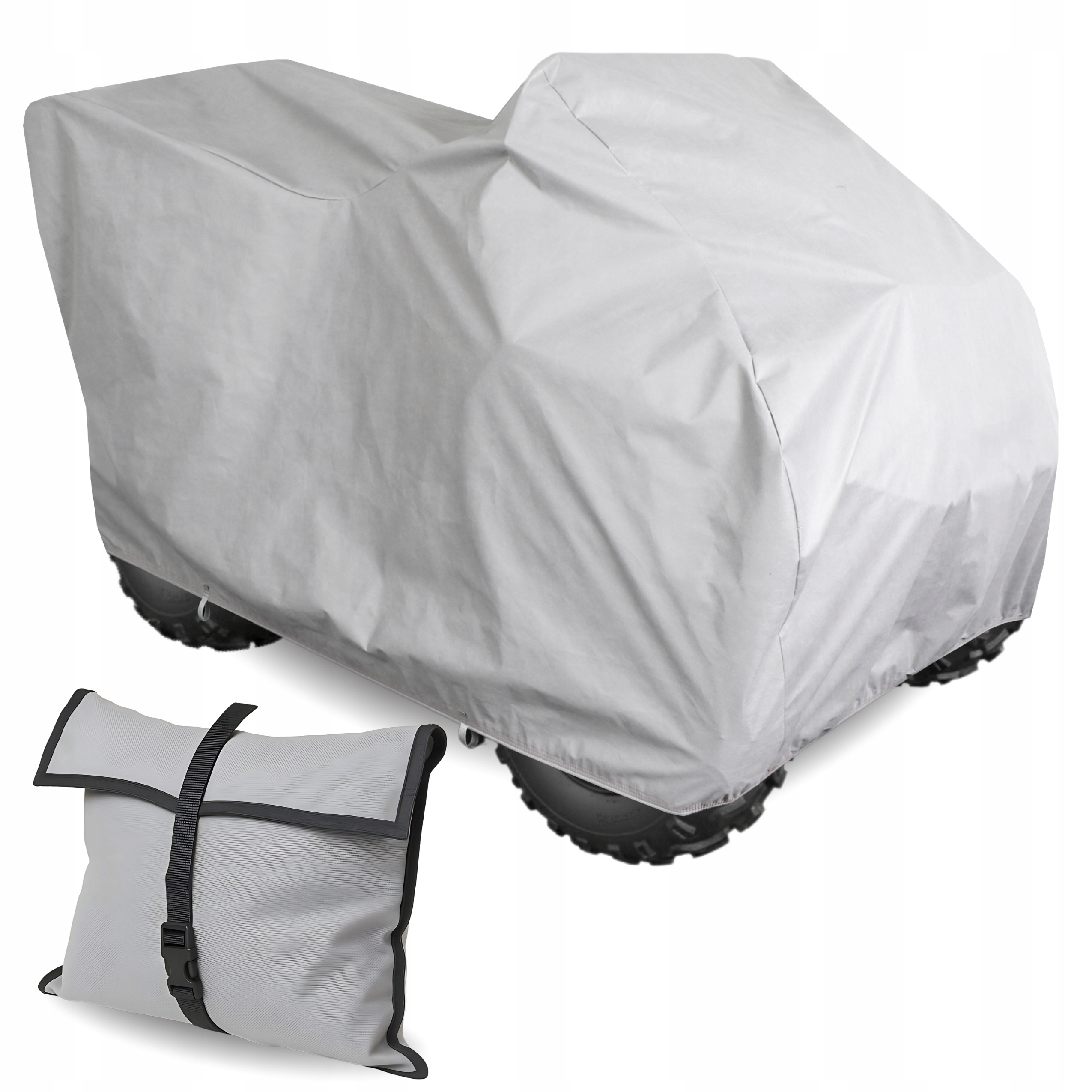 Obal na Quad s kufrem M 170-200 Plachta Uv ochrana Classic Šedá