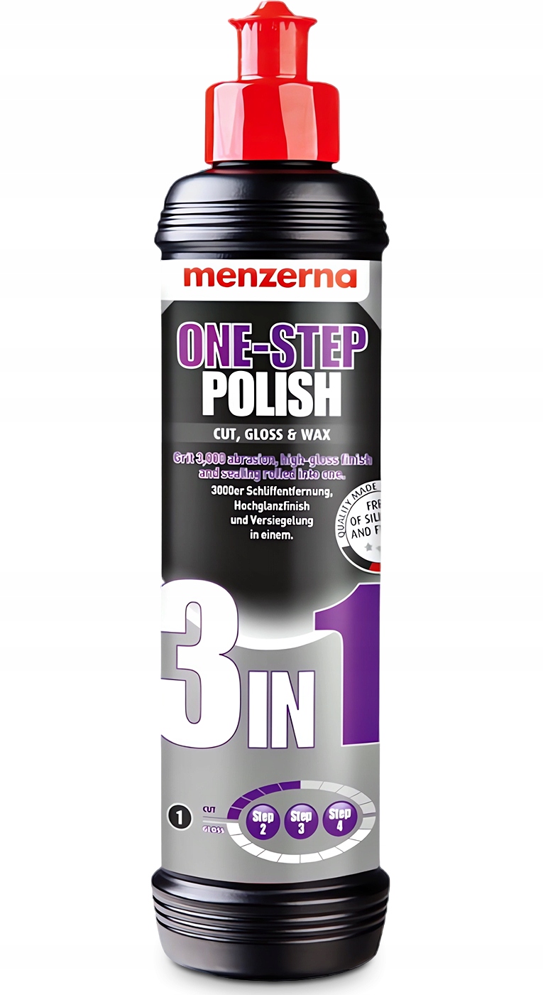 Menzerna 3w1 One Step Pasta Polerska Do Usuwania Rys 3in1 250ml MIKROFIBRA Producent Menzerna