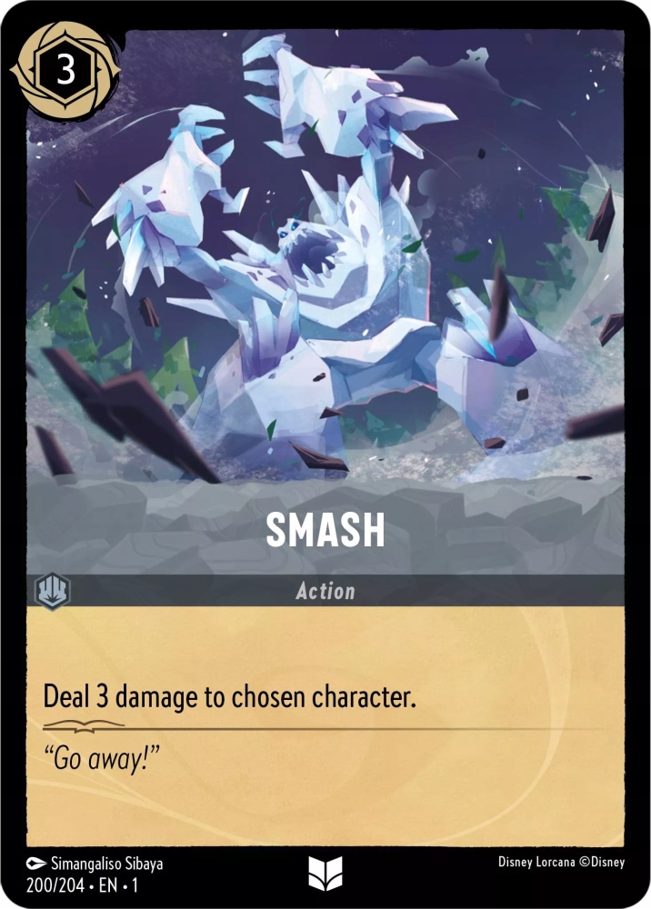 Disney Lorcana Smash 1TFC #200 Foil
