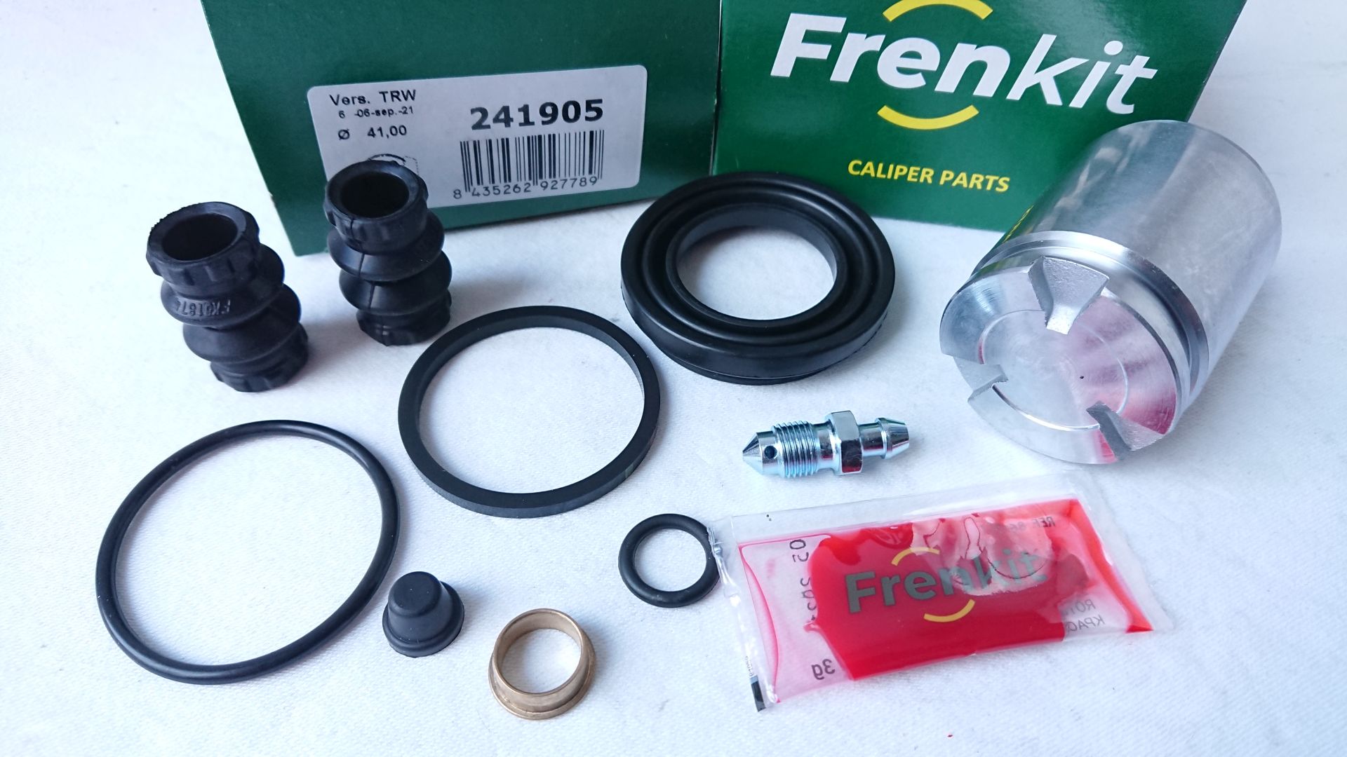 ZESTAW NAPRAWCZY ZACISKU TYŁ 41mm AUDI SEAT VW EAN (GTIN) 8435262927789