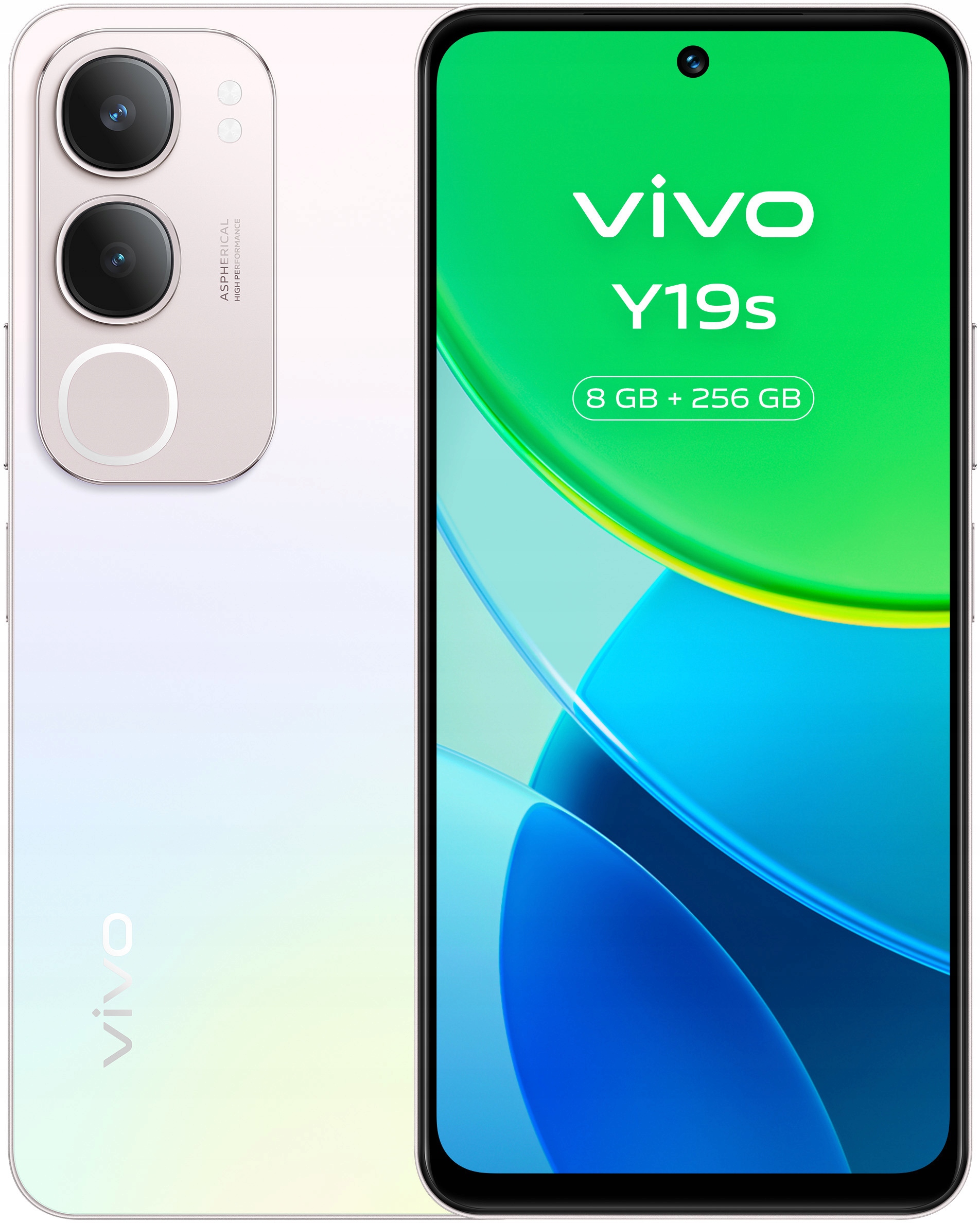 Smartfon Vivo Y19s 8/256GB 6.68" 90Hz Srebrny