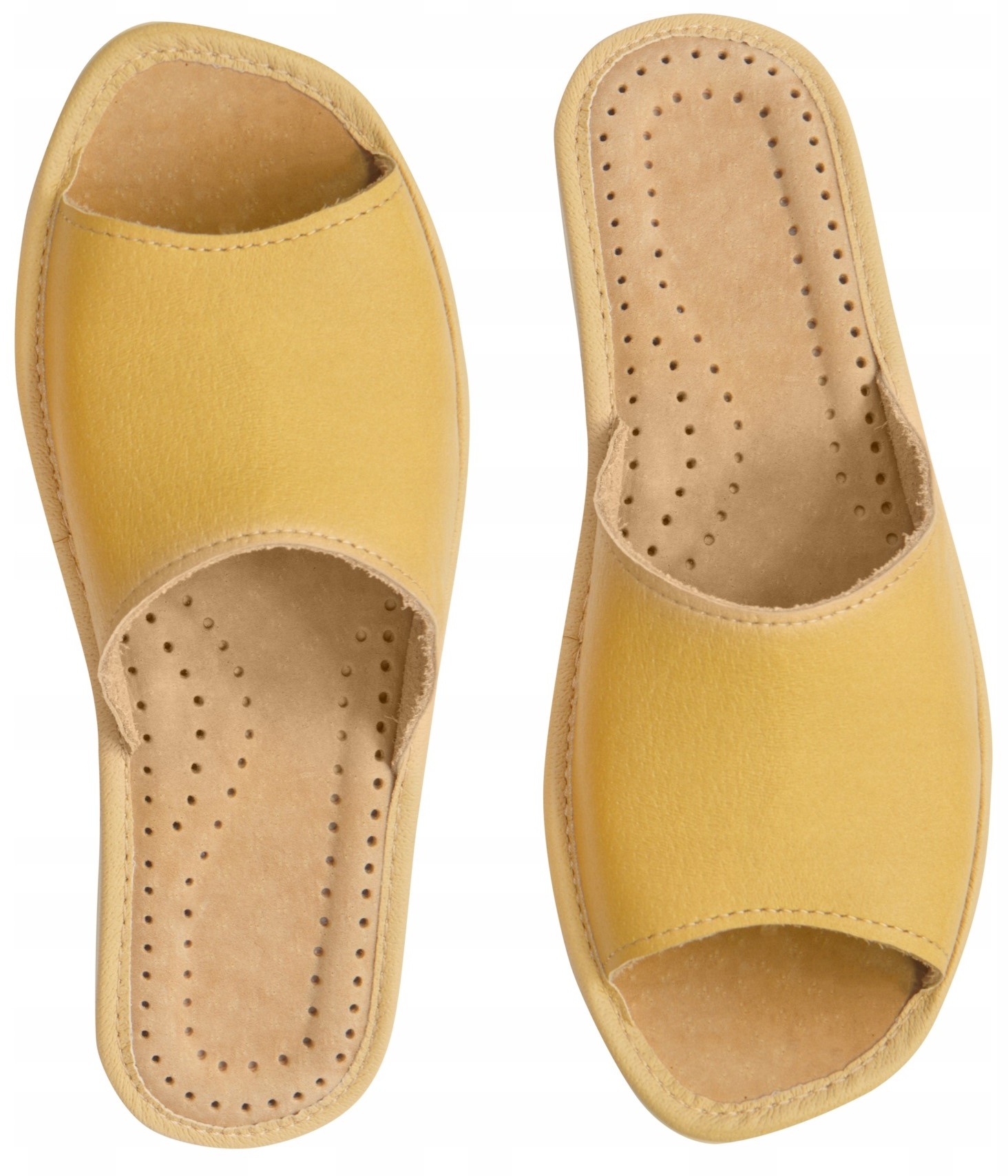 

Pantofle klapki damskie skórzane, kapcie, papcie