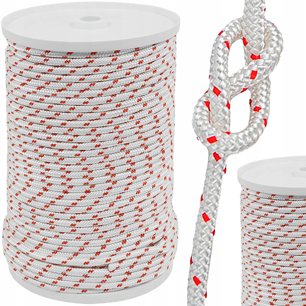 Linka Sznurek Do Rozrusznika Startera Szarpaka Kosiarki Piły Pilarki 6 MM