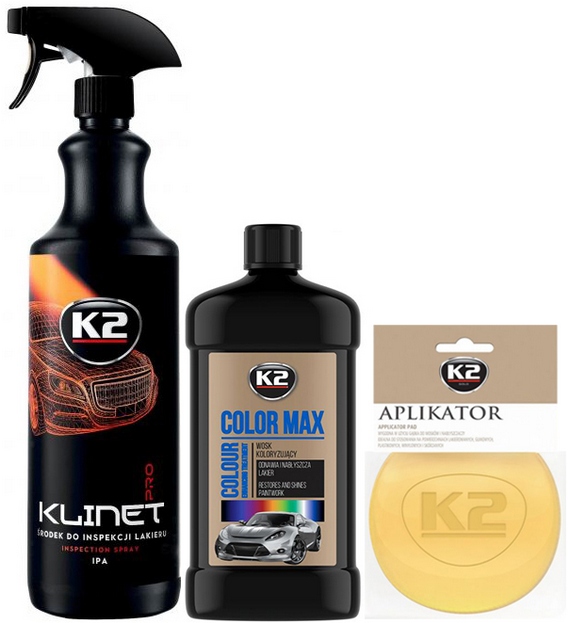 

K2 Wosk Koloryzujący Lakier Czarny 500ML Klinet