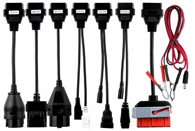 8 sztuk OBD2 Obdii Kable Złącza do Tcs Diagcom Pro+ , osobowe starsze