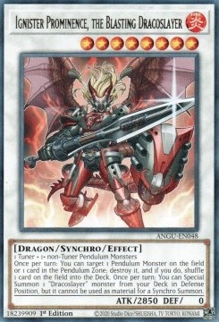 Yu-Gi-Oh! Ignister Prominence Blasting Dracoslayer