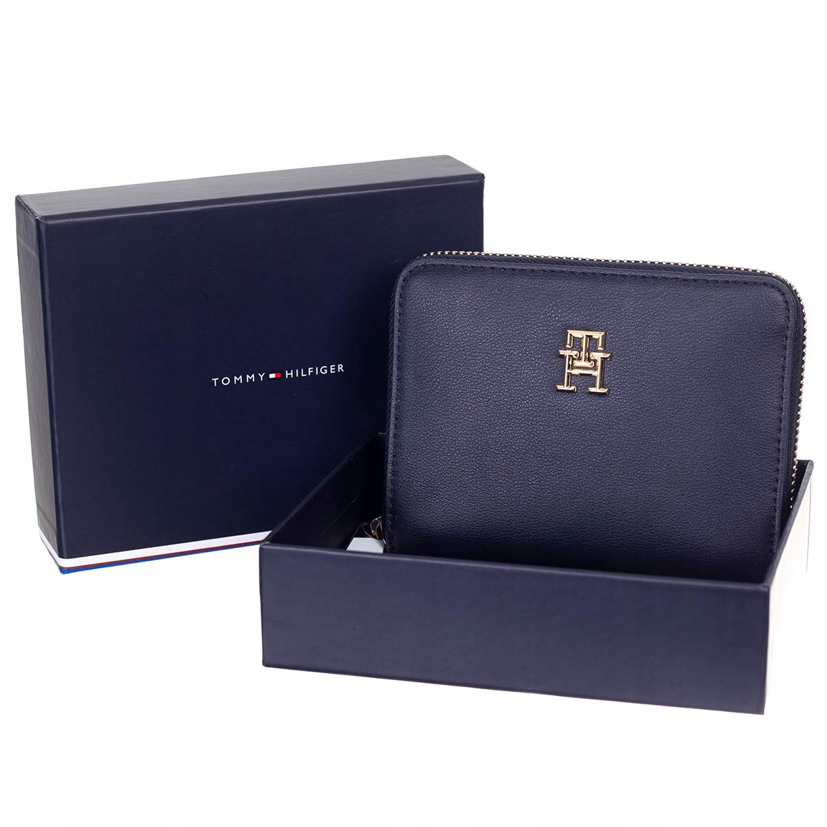 Tommy Hilfiger Dámská Peněženka Poppy Plus Med Za Tmavě Modrá (granátová)