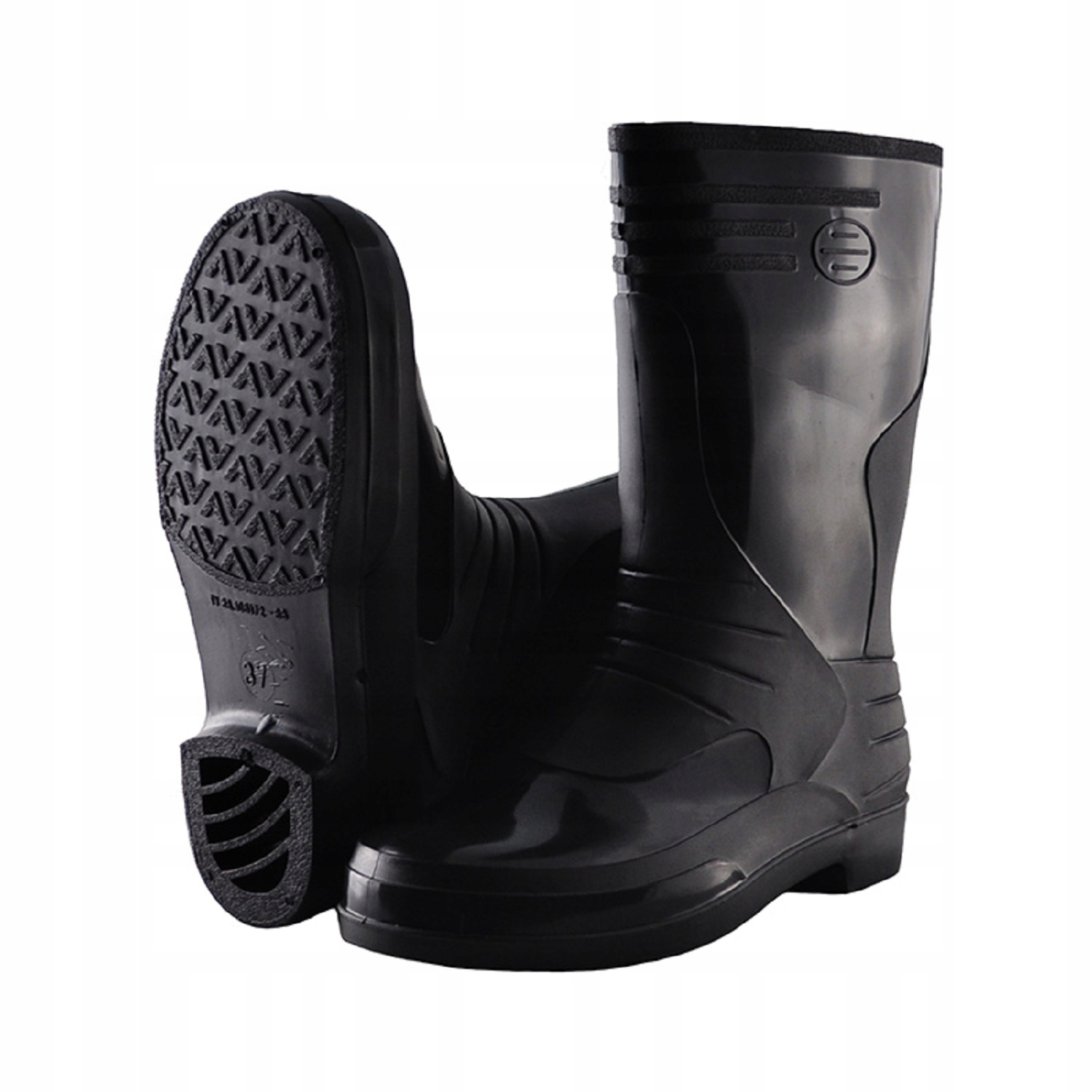 Kalosze gumowe CZARNE gumowce damskie 41 Marka Galmag