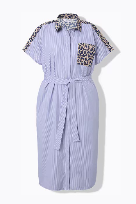 Šmizjerka, oversize, nášivka s leopardím vzorem 42/44